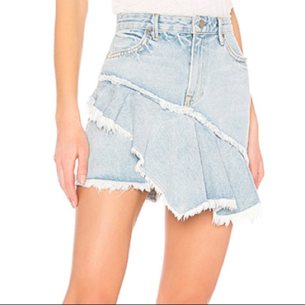 Grlfrnd Giselle denim skirt in Lucca size 23
